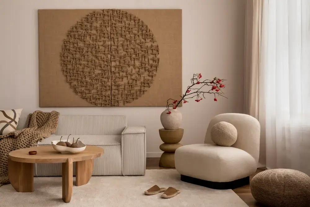 Immagine di casa beige design