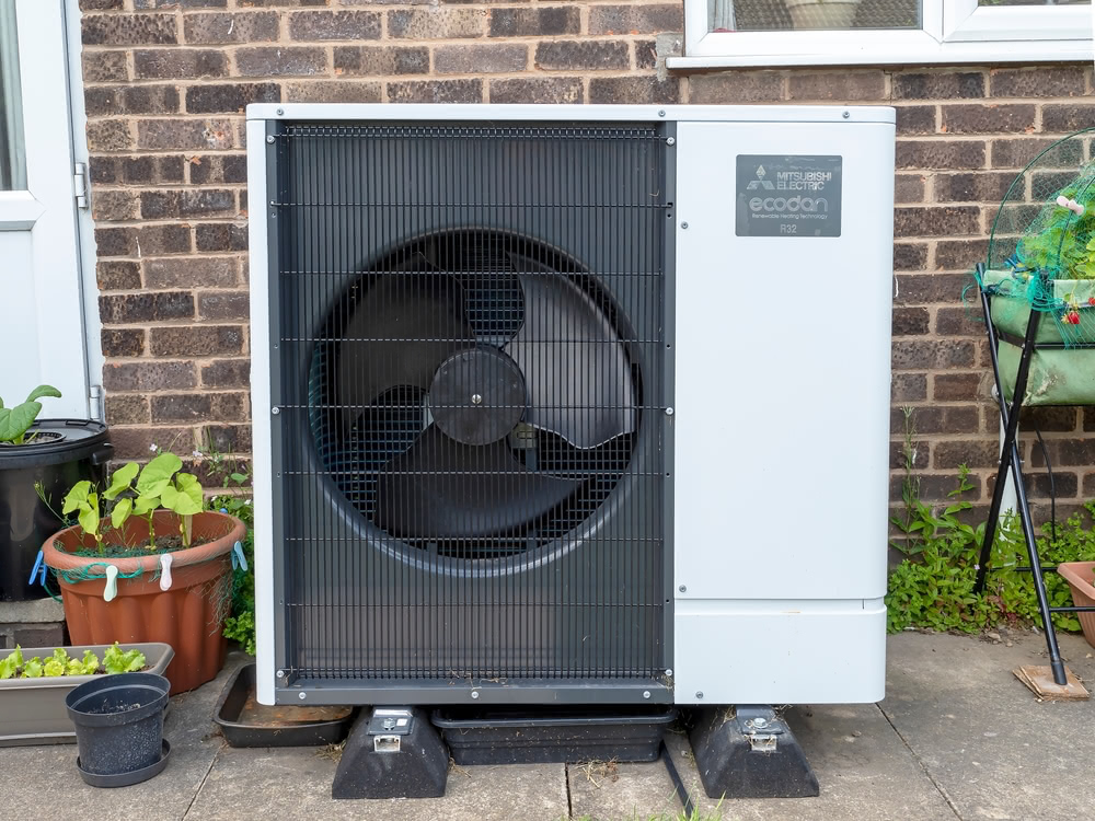 Immagine di pompa di calore esterno