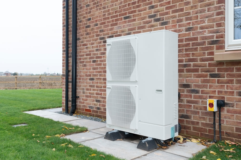 Immagine di pompe di calore esterno