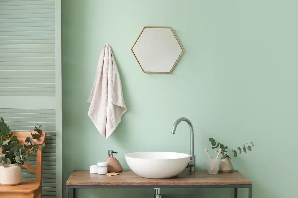 Immagine di colori verde casa