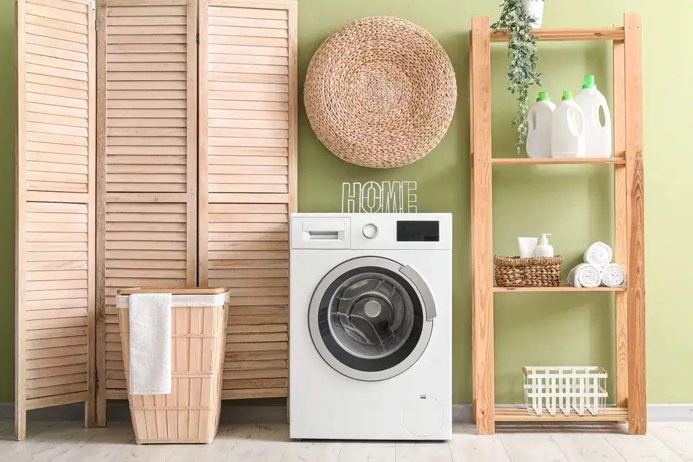 Immagine di lavanderia casa bagno