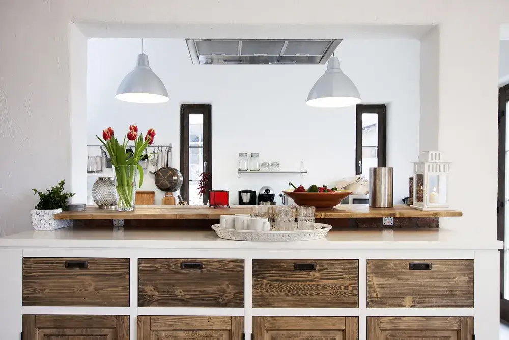 Immagine di cucina muratura casa